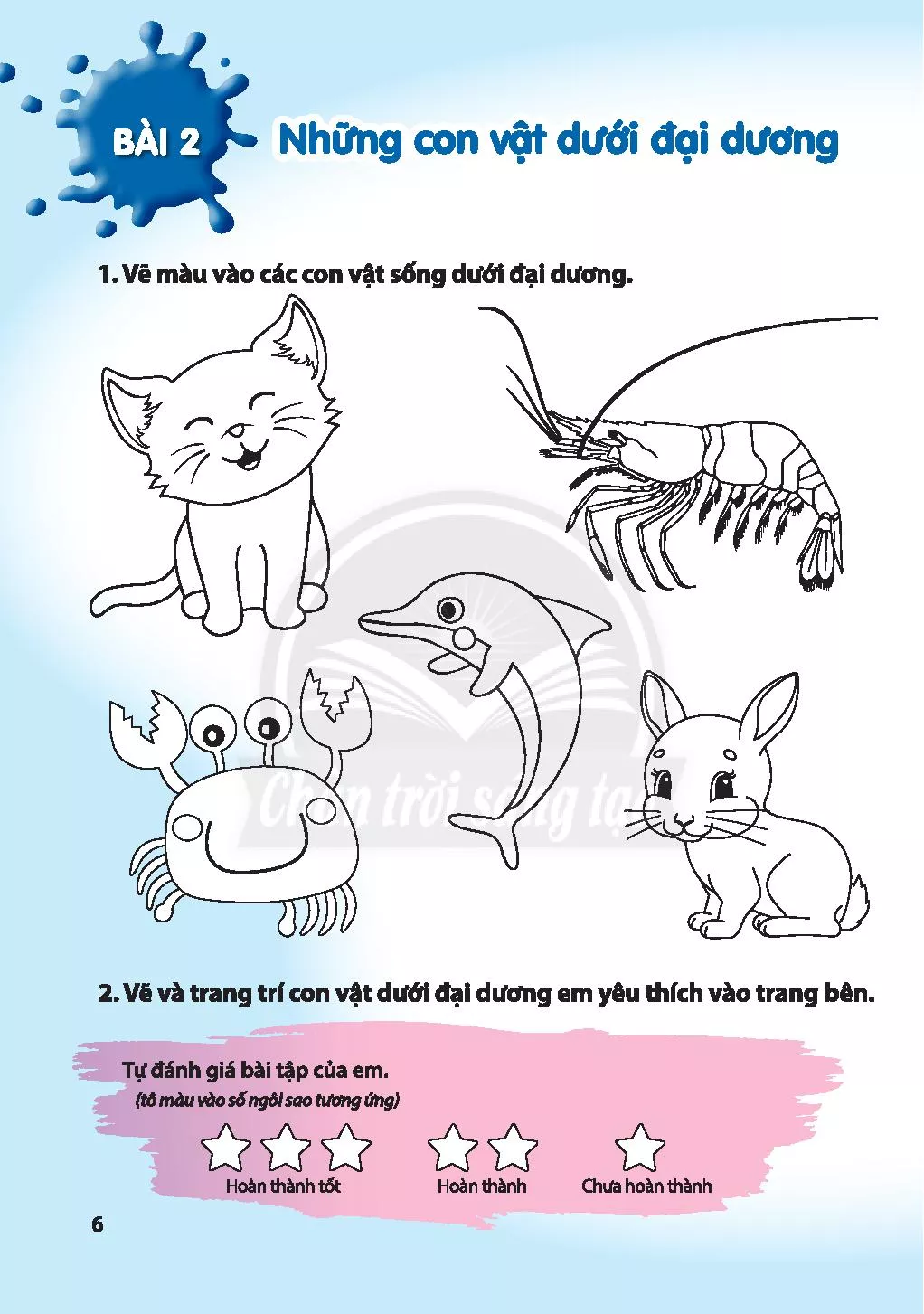Bài 2: Những con vật dưới đại dương 